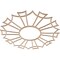 Ekena Millwork Augustus Wood Fretwork Pierced Ceiling Medallion, Alder, 36"OD x 12 5/8"ID x 3/8"T CMWP36X36X0375AUAL - alternate 5